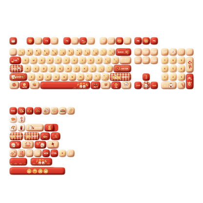 Lucky Tangerine Keycap Set