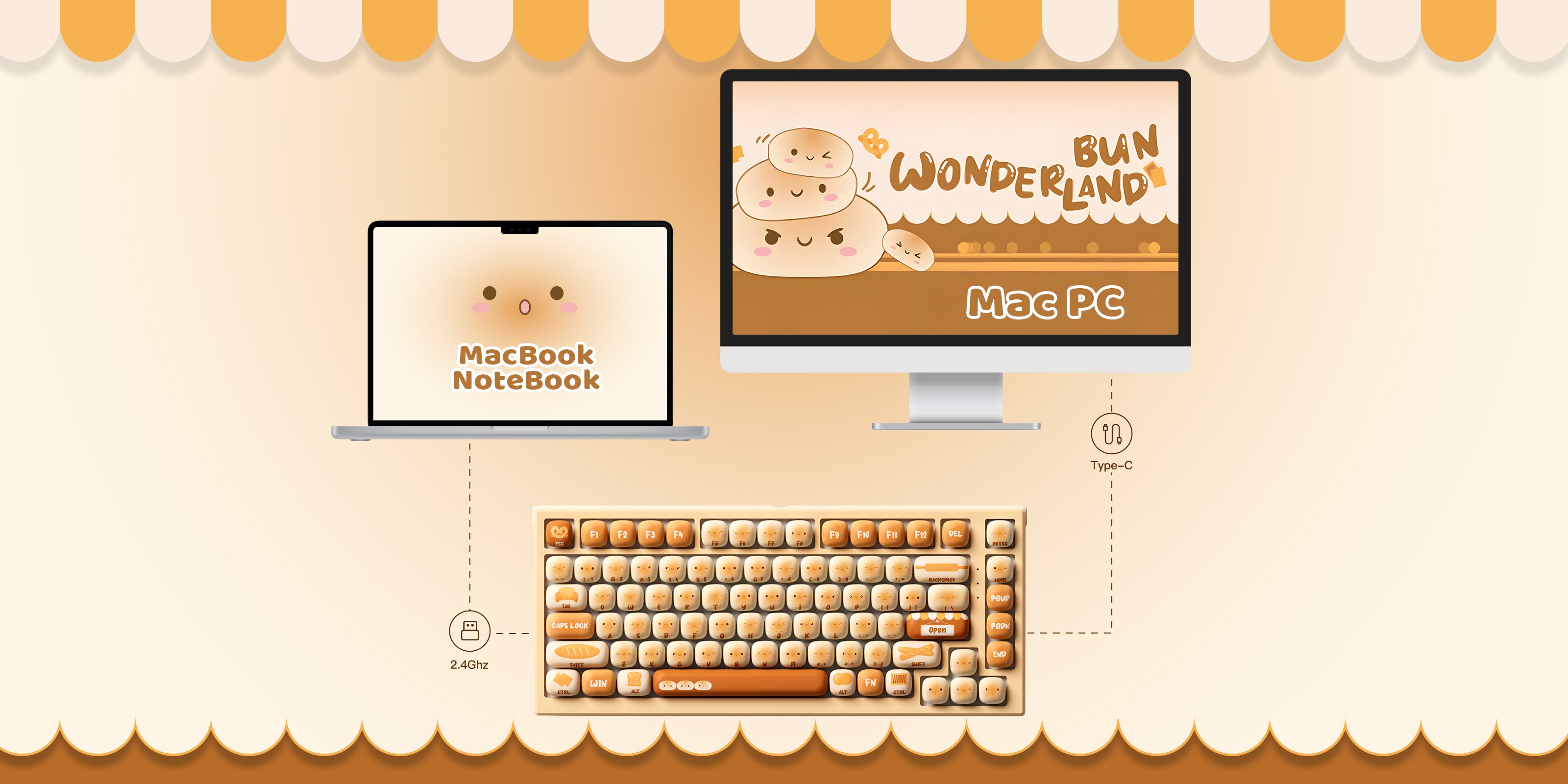 Akko-MG75W-Bun-Wonderland-Mode