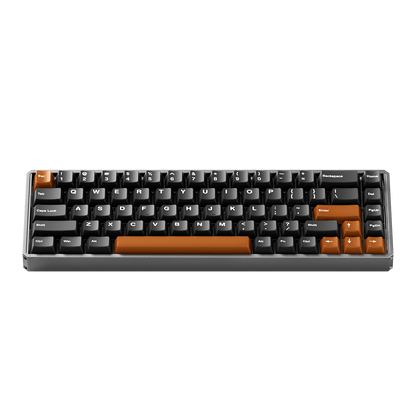 Akko MOD68 HE Magnetic Keyboard Black Tea Front View