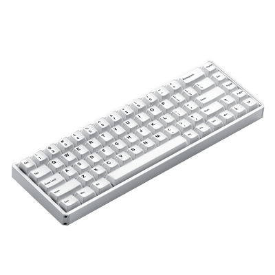 Akko MOD68 HE Magnetic Keyboard Misty White Left