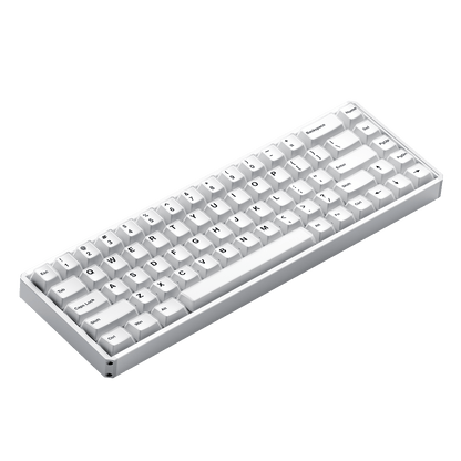 Akko MOD68 HE Magnetic Keyboard Misty White Left