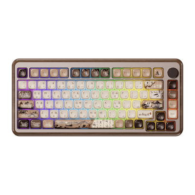 MU02 Wooden Keyboard Mountain Seclusion with rgb