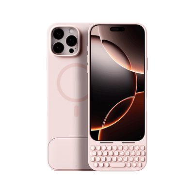 Akko MetaKey Keyboard Case for iPhone 16 Pink