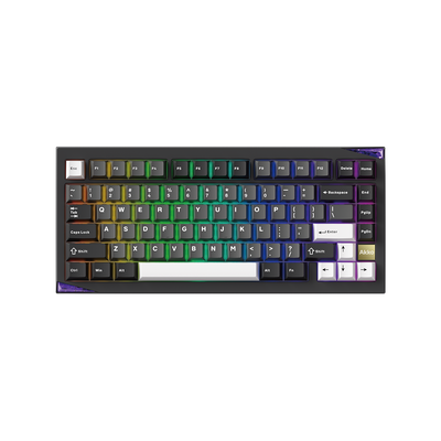Akko Mineral 01 VIA Custom Mechanical Keyboard Black Silver