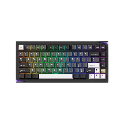 Akko Mineral 01 VIA Custom Mechanical Keyboard Black Silver