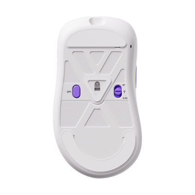Akko Nest Gaming Mouse White Back Details
