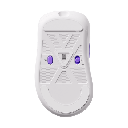 Akko Nest Gaming Mouse White Back Details