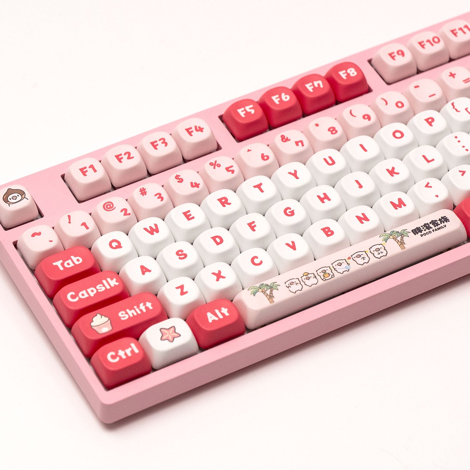 Akko POCO Pig 3108V3 Mechanical Keyboard Left Details
