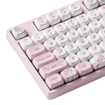My Sweet Piano 5108B Plus Full-Size Mechanical Keyboard Keycap Details