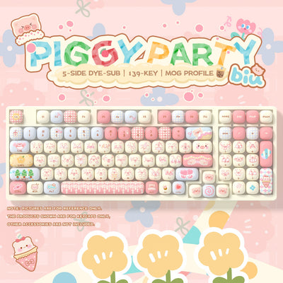 Piggy Party 키캡 세트 (139 키)