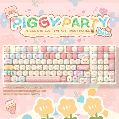 Piggy Party 키캡 세트 (139 키)