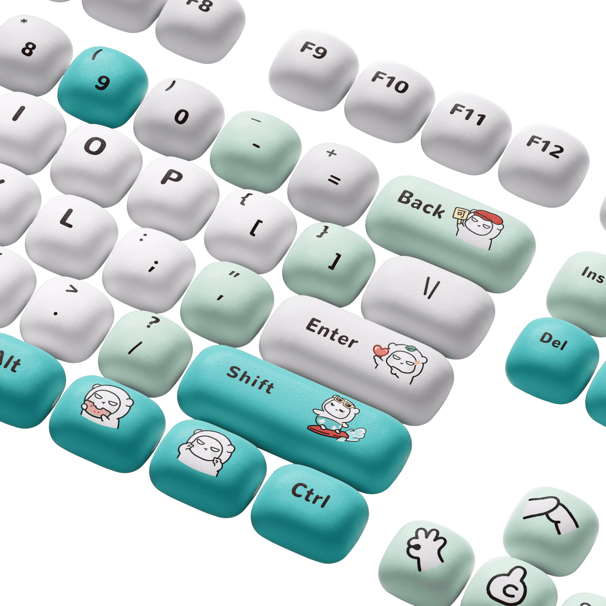 POCO Family - POCO Bear Keycap Set  Key Details