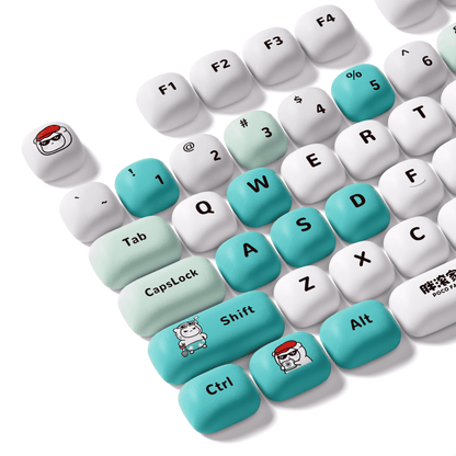POCO Family - POCO Bear Keycap Set Left Section Key Details
