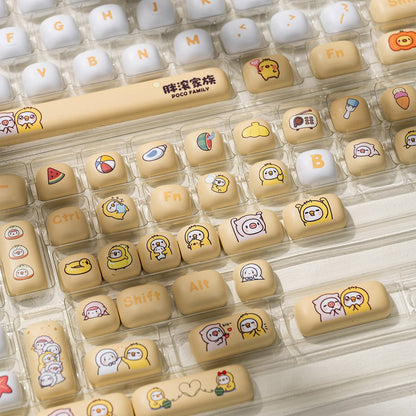 POCO Family POCO Duck Keycap Set Key Details