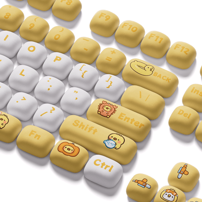 POCO Family POCO Duck Keycap Set Right Section Key Details