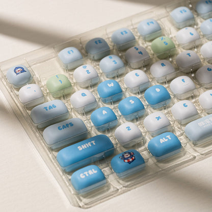 POCO Family - POCO Penguin Keycap Set Left Section Key Details