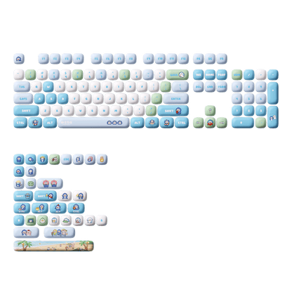 POCO Family - POCO Penguin Keycap Set 136-key