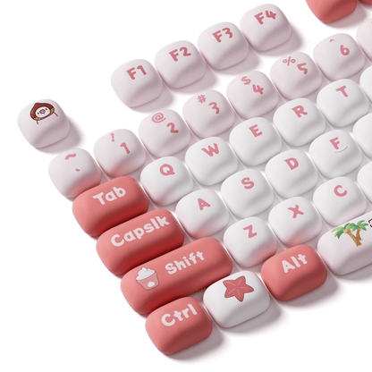POCO Family - POCO Pig Keycap Set Left Section Key Details