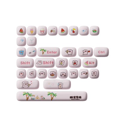 POCO Family - POCO Pig Keycap Set Special Key Details