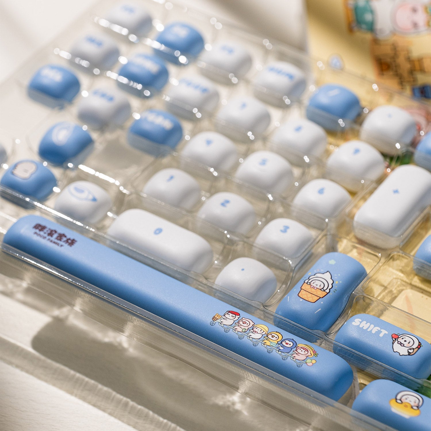 POCO Family POCO Seal Keycap Set Spacebar Key Details