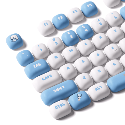POCO Family POCO Seal Keycap Set Left Section Key Details