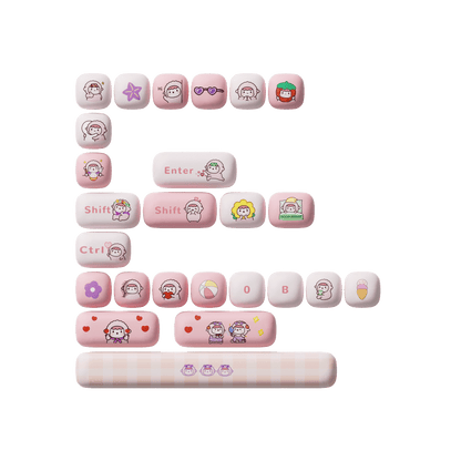 POCO Family - POCO Sheep Keycap Set Special Key Details