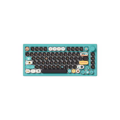 Akko Punk Cat BottleCap Keycaps Set 75 Keyboard