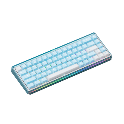Akko Ray68 HE Magnetic Keyboard Misty Blue Right Details