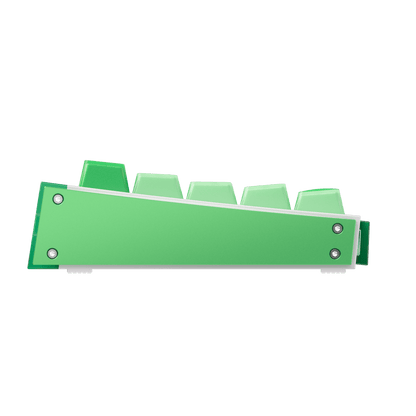 Akko Ray68 HE Magnetic Keyboard Misty Green White Left Side