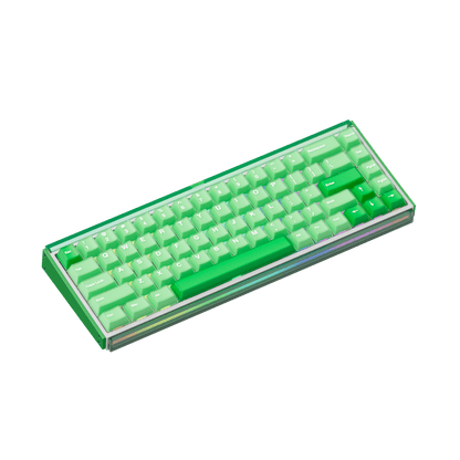 Akko Ray68 HE Magnetic Keyboard Misty Green White Right Side