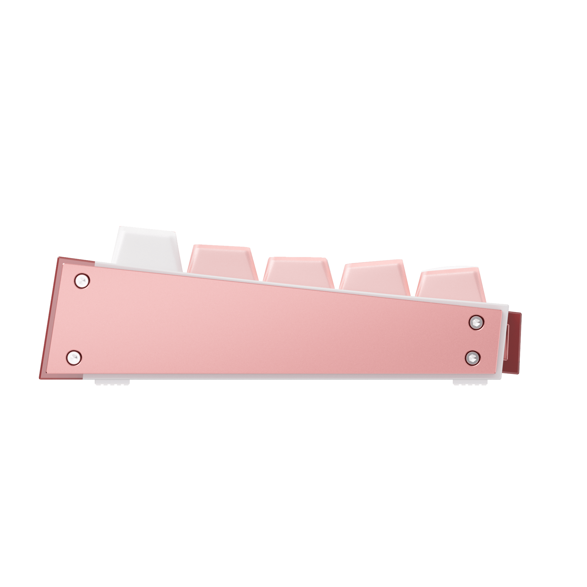 Akko Ray68 HE Magnetic Keyboard Misty Pink Right Side