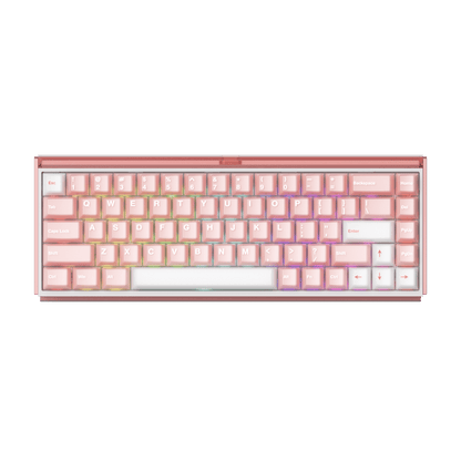 Akko Ray68 HE Magnetic Keyboard Misty Pink
