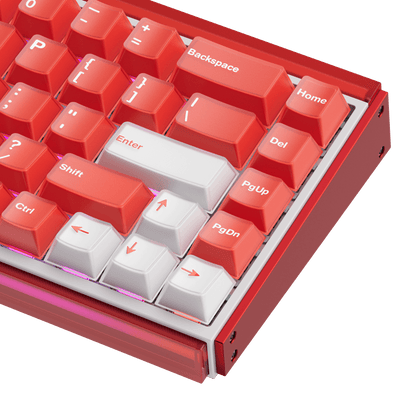 Akko Ray68 HE Magnetic Keyboard Misty Red Right Details