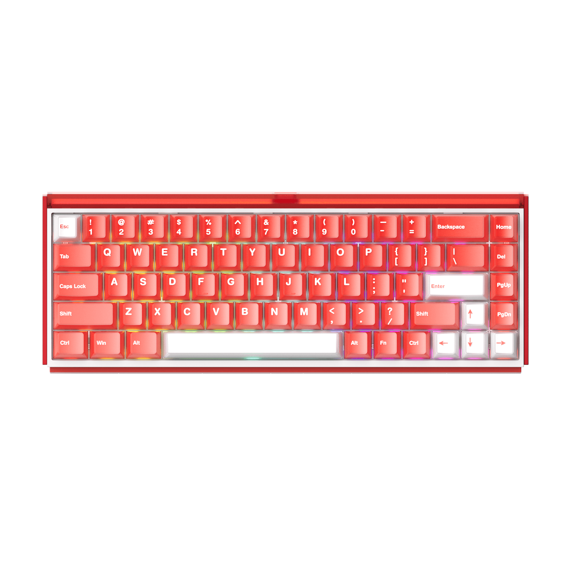 Akko Ray68 HE Magnetic Keyboard Misty Red