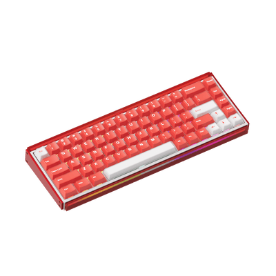 Akko Ray68 HE Magnetic Keyboard Misty Red Right Details