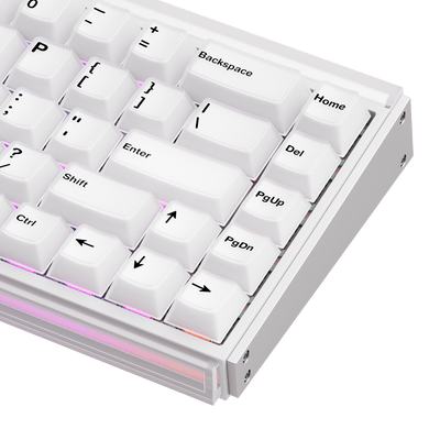 Akko Ray68 HE Magnetic Keyboard Misty White Details