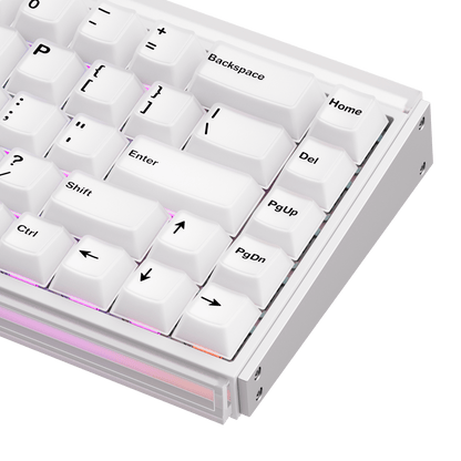 Akko Ray68 HE Magnetic Keyboard Misty White Details