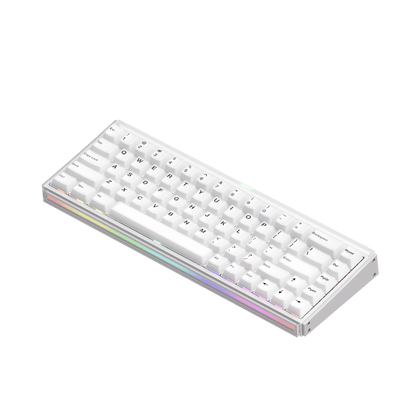 Akko Ray68 HE Magnetic Keyboard Misty White Right Side