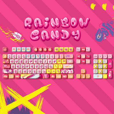 Rainbow Candy 키캡 세트 (140 키)