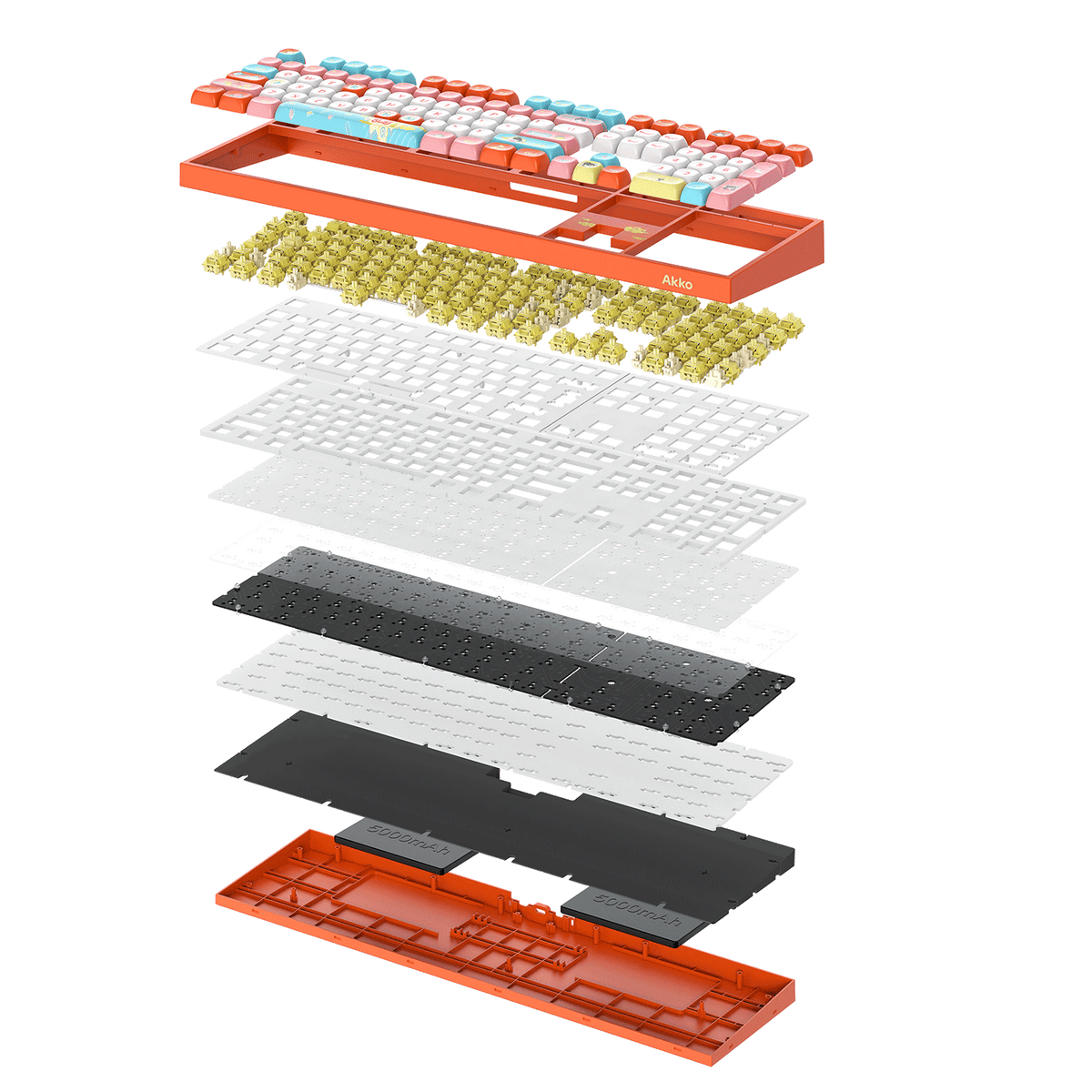 Akko Ranma ½ 5108 V5 Mechanical Keyboard Structure