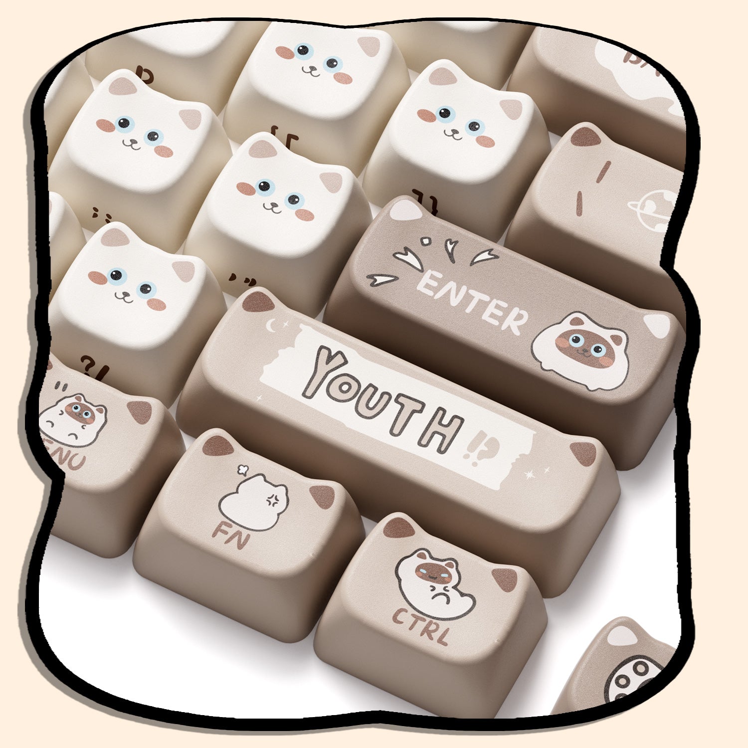 Akko-Siamese-Cat-Keycap-Set-Detail