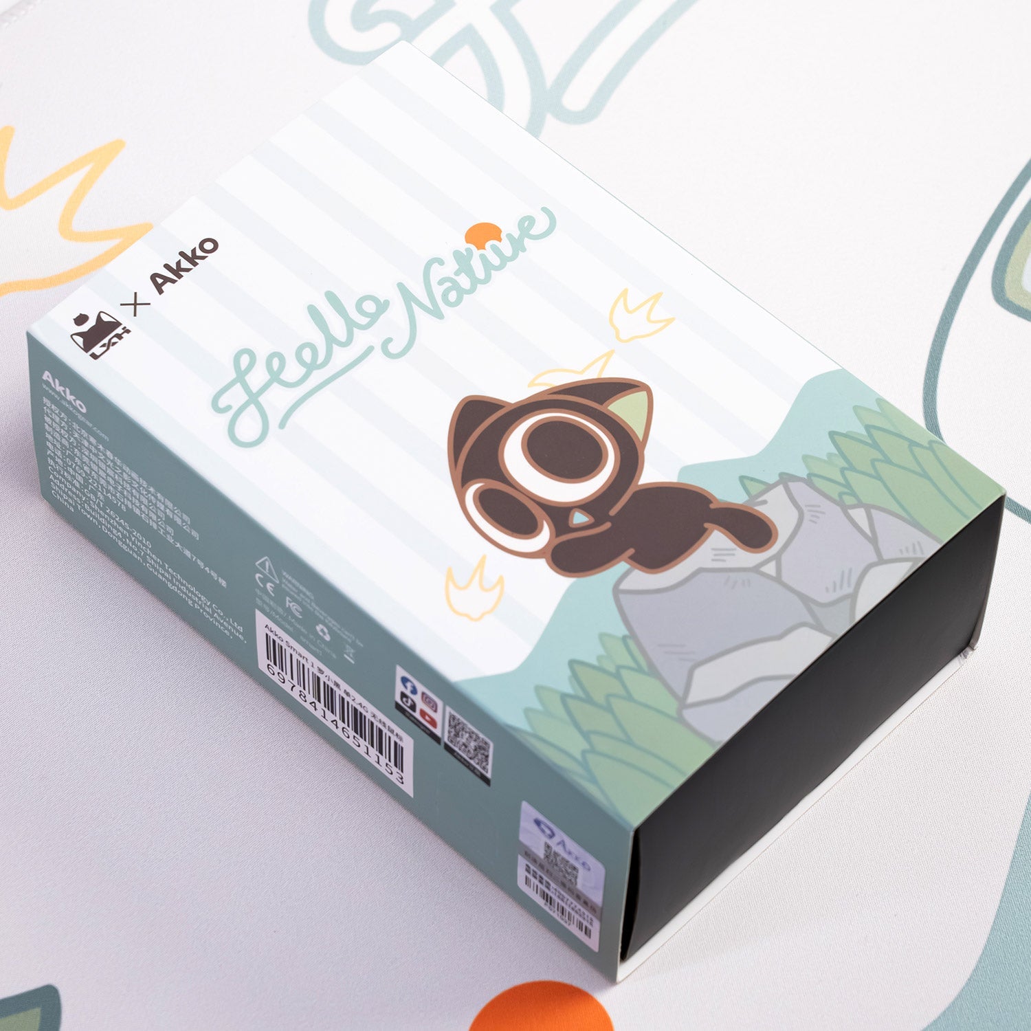 Akko The Legend of Hei Smart1 Wireless Mouse Package