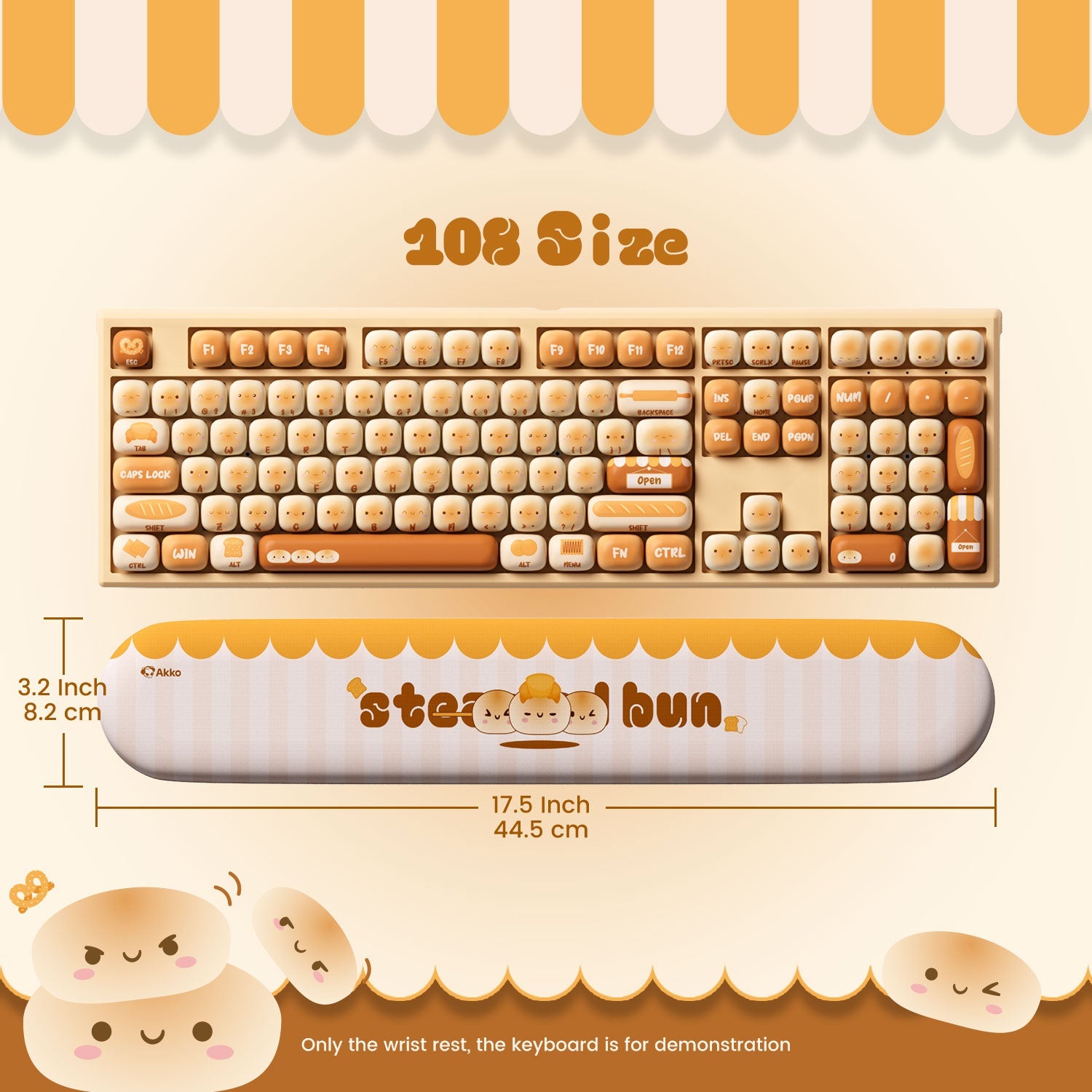 Steamed Bun 손목 받침대