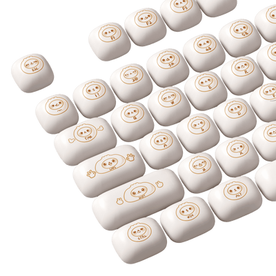 Akko-Steamed-Buns-Keycap-Set-144-key