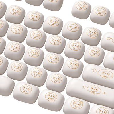 Akko-Steamed-Buns-Keycap-Set-144-key