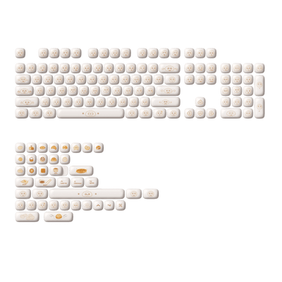 Akko-Steamed-Buns-Keycap-Set-144-key