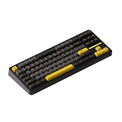 Akko TAC87 Black Gold Mechanical Keyboard Left Side
