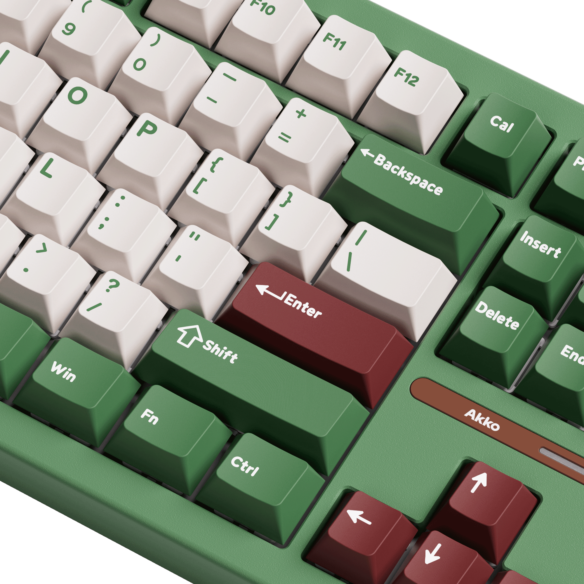 Akko TAC87 Matcha Red Bean Mechanical Keyboard Details