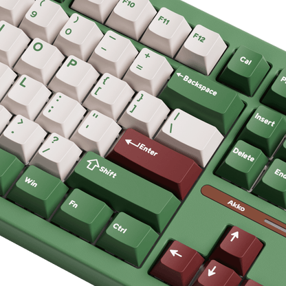 Akko TAC87 Matcha Red Bean Mechanical Keyboard Details
