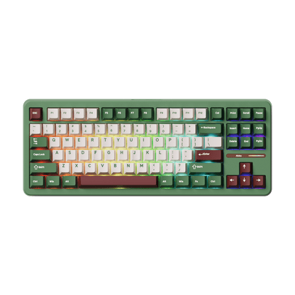 Akko TAC87 Matcha Red Bean Mechanical Keyboard RGB
